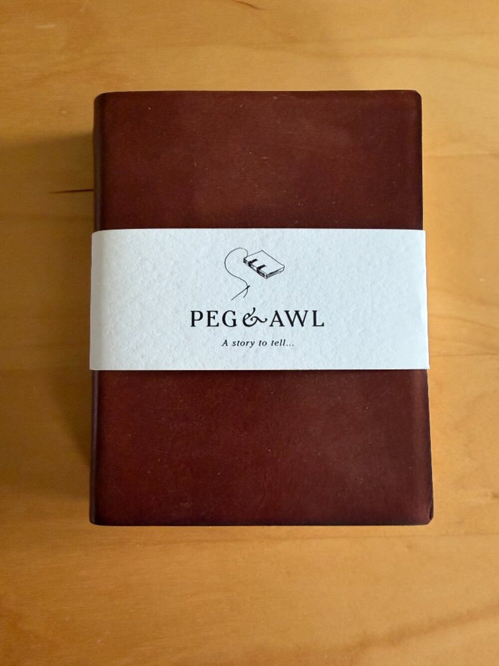 Peg & Awl Harper Journal in Standard Large - Brown